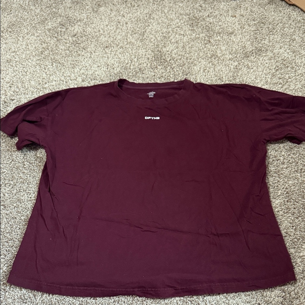 Deep Maroon Men's T-Shirt by DHY118